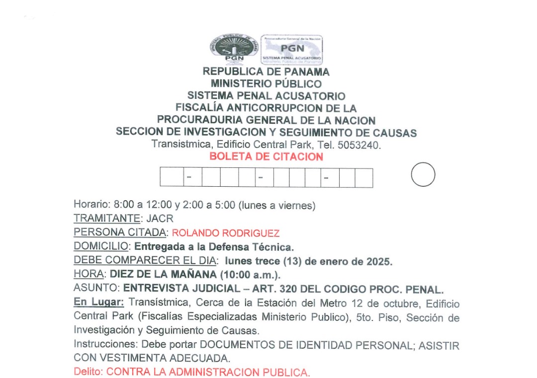 What does Rolando Rodríguez know about the corruption allegations?